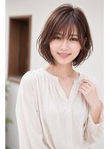 やわらかなショートボブ