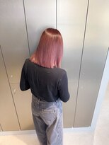 レイ 千葉(Lei)&nbsp;spring pink grayge ×  bob
