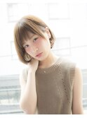 【salon de MiLK 原宿】大人かわいい耳かけボブ