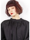 『 ベリーカラー & 毛束感 』クセ毛風 shortBOB☆タンバルモリ