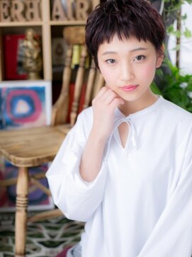 カバーヘア ブリス 北浦和(COVER HAIR bliss) ★オシャレ感ある小顔黒髪ベリーショート★4!