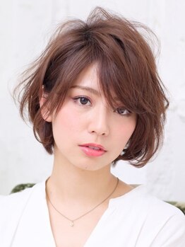 ヘアーズ ベリー 石山店(hairs BERRY)の写真/カット¥2530★丁寧かつ繊細なハイクオリティカット技術♪360°可愛く見える似合わせカット！小顔効果も◎