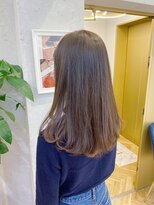 ロンドプランタン 恵比寿(Lond Printemps)&nbsp;【Lond佐野】重めセミロング オフィスヘア アッシュブラウン