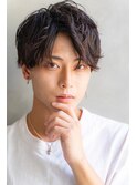 Ameri 大人色気センターパート　メンズ　【新宿】