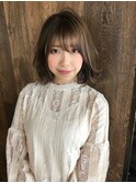 shiwuミディアム小顔ヘア