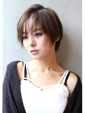 ブラン 梅田(Blanc) 【Blanc】前下がりショート＿ボブショート7735