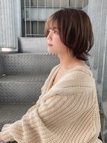 リアイス(Re:ICE) ミニウルフ/くすみブルー/流れるレイヤー/インナーハイライト