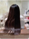 ストレートパーマ・縮毛矯正で髪質改善