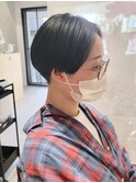 刈り上げマッシュショート