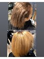 リッシュヘアー(Riche hair) ブリーチした髪でも縮毛矯正がキレイにかかるんです♪