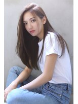 ブラン 天王寺(Blanc)&nbsp;【Blanc】顔周りレイヤー＿バニラベージュ＿横顔美人ロング