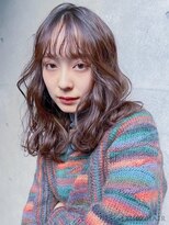 オーブ ヘアー フォール 山形東原町店(AUBE HAIR fall) 20代・30代_大人可愛い_コテ巻き風パーマ