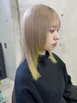 ピチカートシータ(pizzicato cita)&nbsp;【エンドカラー】エンドイエロー×ホワイトブロンド