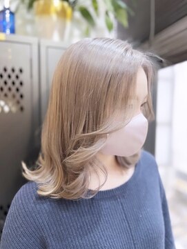 ヴァイス 渋谷店(VAICE) ボブレイヤー/ミルクティーベージュ[渋谷/ヘアセット/前髪]