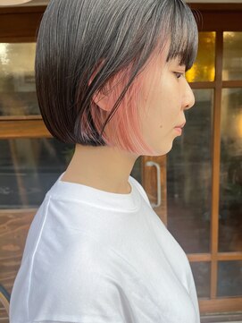 ラムネ mini bobとinner pink。