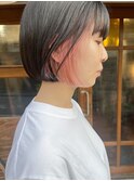 mini bobとinner pink。