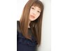 縮毛矯正（前髪～顔まわり）