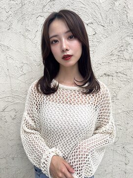 ロンド ストラーダ 心斎橋(Lond strada) くびれヘア×アプリコットオレンジ×美髪［髪質改善/縮毛矯正］