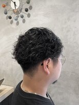 エッジ ヘア メイク(edge hair +make) 2way/かき上げ/波巻きパーマ