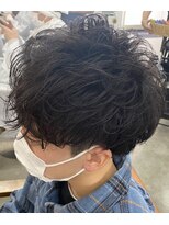 ルーダス 新保店(Rudus)&nbsp;ショートマッシュ×ニュアンスパーマスタイル