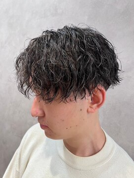 メンズココ 清澄白河店(MENS COCO) センターパートツイストスパイラルパーマ波巻きスパイラルパーマ