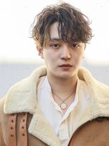 オーシャントーキョー 原宿(OCEAN TOKYO)&nbsp;波巻きパーマメンズツイストスパイラルパーマセンターパート