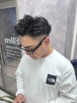 エレン(Ellen)&nbsp;ピンカールパーマ×フェードカット