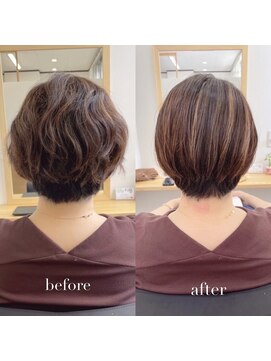 リアン 四条大宮店(Lien) 縮毛矯正+髪質改善トリートメント+カット（リタッチ可）