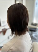 ギリギリ結べる長さのボブ