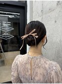 崩れないお呼ばれヘアアレンジ♪