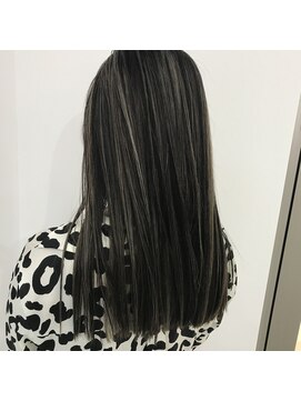 マルフェ 天王寺(marfe) 大人グレージュコントラストハイライトケアブリーチ