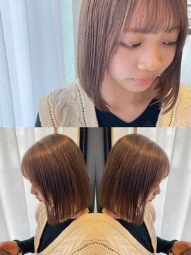 アフェクト 金沢文庫(affect) イメチェン/ホワイトブロンド/外ハネボブ/美髪/金沢文庫