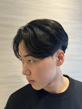 バース 梅田中崎町店(BIRTH) 曲がる縮毛矯正ニュアンスパーマセンターパートフェザーパーマ