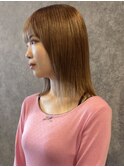 ミディアムボブ×酸性縮毛矯正