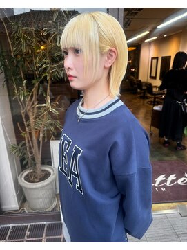 コレット ヘアー 大通(Colette hair) ホワイトブロンド♪