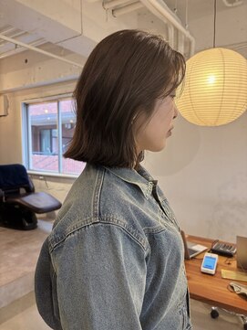 ライン(LINE) ブリーチなしolive beige