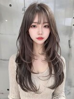 オリンテ バイ レシッド 表参道(orente by rcid)&nbsp;韓国レイヤーロング美髪グレージュアッシュインナーグレージュ