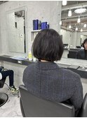 イメチェンスタイル/フルバング/似合わせカット/東銀座