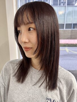 ダイアモンドリリーキートス(Diamond Lily kiitos) クラゲヘアー/小顔に見せるヘア/ココアベージュ/一宮