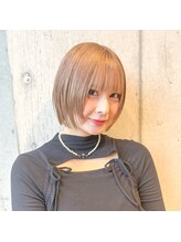 マジコ 下北沢本店(magico) 王道ミルクティーベージュ×レイヤーボブ