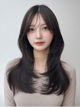 リンク(Link Hair&Spa) 【ASUKA】ワンカールレイヤー/ロング/韓国風