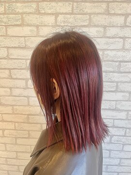 ヘアアプセウス (hair APCEWS) レッドカラー