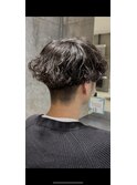 波巻きパーマ