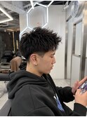 スパイキーアップバング