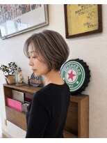 アース 熊本嘉島店(HAIR&MAKE EARTH)&nbsp;大人白髪ぼかしハイライト
