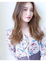 グレースバイハピネス(grace by happiness) 韓国風レイヤーカット×ハイライトカラー7.18ミルクブラウン