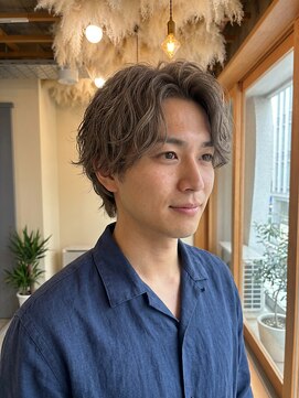 ホロル(horol) 柔らかパーマのセンターパート