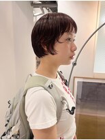 ナヌークカフラ(nanuk kafla)&nbsp;ショートボブ、カラーは暖色でこっくりと
