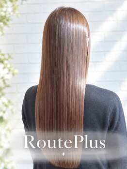ルートプラス(RoutePlus)の写真/癖・うねりなどのエイジング悩みに◎ダメージレスな施術でボリュームを維持！まっすぐしすぎない仕上がりへ