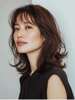 アサナ バイ フォーラボ 尾山台(ASANA by ForLABO) 【尾山台/自由が丘】レイヤー大人ミディ×ブラウン髪質改善